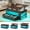 Black, variant on YANGLI Lift Top Coffee Table, 4-in-1 with Storage & Hidden Compartment, Farmhouse with 2 Fabric Drawers & LED Light for Living Room, Brown