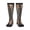 2 Black-1, variant on Womens Nature Tree Old Pine Bark Wood Knee High Socks Comfy Thermal Boot Long Socks