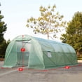 thumbnail image 7 of FDW Greenhouse for Outdoors Greenhouse 20'x10'x7'Steel Greenhouse Kit Walk-in Green House Indoor Greenhouse Plant Shelves Tomato Herb Canopy for Patio, 7 of 7