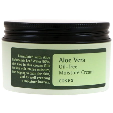 COSRX Aloe Vera Oil-Free Moisture Cream, 3.52 Oz
