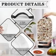 thumbnail image 4 of Yuyamidu Coffee Theme Blender Cover Kitchan Aid Blender Covers Stain Resistant Food Processor Dust Cover Universal Kitchen Appliance Cover for Indoor Decorations, 4 of 6