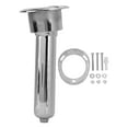 thumbnail image 2 of Stainless Steel Heavy Duty Boat Rod Cup Holder, Easily Disassembled, No Mounting Screws Required, Suitable for Multiple Flange Angles, High Strength Material for Boats and, 2 of 7