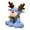 Blue, variant on Christmas Reindeer Plush Toy, 12.59in Soft Stuffed Animal Doll for Kids, Holiday Themed Gift for Children, Cuddly Festive Throw Pillow Decor(Red)
