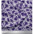 thumbnail image 1 of Soimoi Rayon Fabric Leaves & Floral Artistic Decor Fabric Printed Yard 56 Inch Wide, 1 of 3
