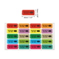 thumbnail image 2 of Uxcell for Rectal Use Only Stickers 1.6x0.6", Waterproof Funny Labels with Permanent Adhesive Colorful 300 Pcs, 2 of 6