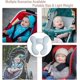 thumbnail image 4 of Reposacabezas para bebé adecuado para recién nacidos (azul), almohada de viaje para bebé de algodón suave adecuada para asientos de coche y cochecitos, 4 of 5