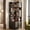 Black, variant on Corner Book Shelf - 4 Tier Corner Bookshelf Etagere Bookcase with Baffle, Freestanding L Shaped Display Shelf Stand for Home Office, Living Room, Bedroom, Kitchen, White