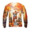 thumbnail image 2 of Happy Thanksgiving Boston Terrier Give Thanks Fall Beanie Scarf Welcome All Over Print 3D Sweatshirt Unisex Merch Gentleman Dog Lover Gifts - 00020, 2 of 6
