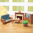 thumbnail image 3 of 2 Sets Dollhouse Furniture Set Miniature Furniture Mini House Accessories Decoration Mini Piano Mini Sofa for Dollhouse Decor Home, 3 of 6