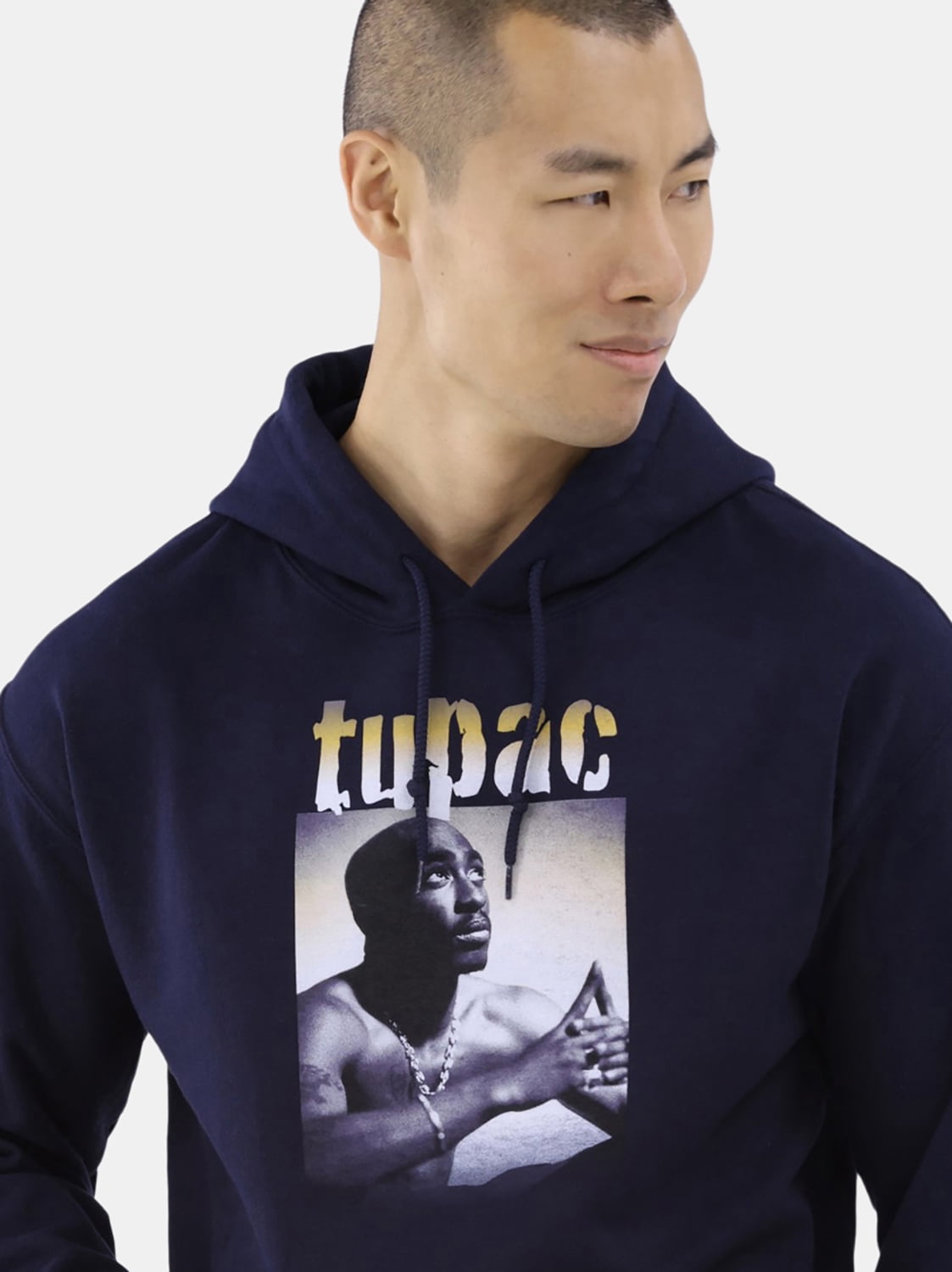 Tupac Men s Big Men s Collage Graphic Pullover Hoodie with Long Sleeves Sizes S 3XL Walmart