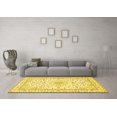 thumbnail image 3 of Ahgly Company Indoor Square Persian Yellow Traditional Area Rugs, 8' Square, 3 of 4