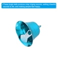 thumbnail image 4 of Unique Bargains Mini Jingle Bells 0.9' Metal Hanging Bells Blue 50Pack, 4 of 5