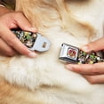 thumbnail image 2 of Looney Tunes Pet Collar, Dog Collar Metal Seatbelt Buckle, Looney Tunes Character Stacked Collage4, 13 to 17 Inches 1.5 Inch Wide, 2 of 9