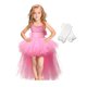 thumbnail image 1 of Vestido de princesa de cola larga para niños, tutú de malla, disfraz de cabestrillo de encaje negro para niñas, Halloween, Nairobi Orn, fiesta de cumpleaños, cosplay de ángel zhangyuxiang unisex, 1 of 2