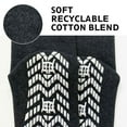 thumbnail image 5 of AMITOFO 10 Pairs Non Slip Grip Socks - Ideal for Yoga, Pilates, Hospital Use - Men & Women's Crew Sticky Gripper Socks (Size 11-13), 5 of 5