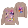 thumbnail image 1 of Pop cazadora para niña Demo-n Hunters Boys Girls Fashion Round-Neck Sweatshirt Streetwear Soft Comfortable Long Sleeve Hoodie for Daily Wear Spring Fall Winter （Khaki）, 1 of 4