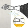 thumbnail image 2 of M5 Awning Attachment Set, Heavy Duty Sun Shade Sail Stainless Steel Hardware Kit for Triangle and Square, Rectangle, Sun Shade Sail Fixing Accessories, 2 of 4