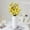 Yellow, variant on 4pcs Flowers All Over The Sky Silk Flower Dried Bouquets Wedding Restaurant Decoration Party Wedding New Year Flower Garland for Weddings Flowers under $14 Rose Heads Flowers And Vase Wedding Flowers