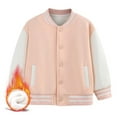 thumbnail image 2 of MEZZALL Child Boys Girls Autumn Winter Keep Warm Long Sleeved Color Block Baseball Coat Tops Jackets Cozy, 8-9 Years, 2 of 5