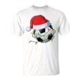 thumbnail image 2 of SR Christmas Soccer In Santa Hat Wrapped In Holiday Lights T-Shirt, 2 of 6