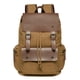 thumbnail image 1 of KAUKKO Mochila de lona vintage-Gran capacidad, mochila multifuncional duradera para exteriores-MARRÓN, 20L, 1 of 4