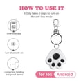thumbnail image 1 of Mini Localisateur de Clés Portable en Temps Réel, Dispositif de Recherche en Temps Réel avec Pendentif Lanière, Dispositif Bluetooth Anti-Perte, Localisateur Sans Fil, 1 of 3