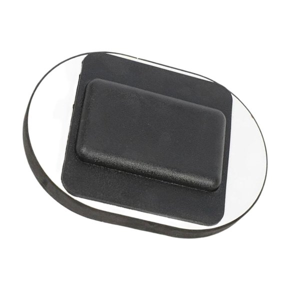 Práctica de batería de patio de almohadilla muda de bombo, accesorios de instrumentos de percusión, resistente ruido reductora para el tambor