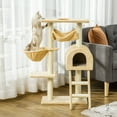 thumbnail image 2 of PawHut Arbre à Chat pour Chats d'Intérieur Centre d'Activités pour Chaton Lit de Repos Jouet 39 Pouces, 2 of 10