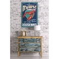 thumbnail image 2 of Bar Harbor, Maine, Lobster Vintage Sign (24x36 Giclee Gallery Art Print, Vivid Textured Wall Decor), 2 of 3