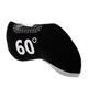 thumbnail image 2 of Funda protectora para cabeza de putter de hierro de lujo para palos de golf deportivos, de 48 degree a 60 degree 60 grados negro, 2 of 7