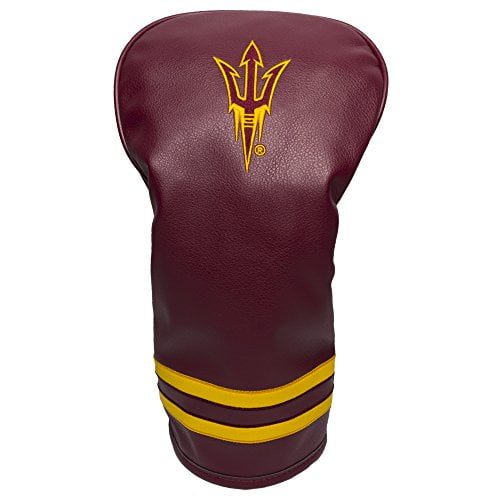 Team Golf NCAA Arizona State Sun Devils Vintage Driver Golf Club Headcover, Form Fitting Design, Retro Design & Superb Embroid
