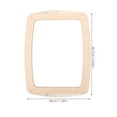 thumbnail image 2 of Soimiss 1Set Durable Wooden Knitting Loom Kit for Beginners with Weaving Sticks Beige, 2 of 8