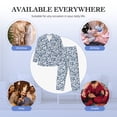 thumbnail image 7 of KLL Seaside Primary Color Sleepwear Mens Flannel Pajamas,Long Cotton Pj Set, 7 of 7