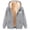 Gray, variant on Wancir Women's Winter Warm Fleece Jackets Thick Sherpa Lined Zip up Hoodies Heavyweight Sweatshirt Coat