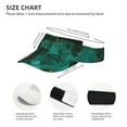 thumbnail image 2 of Bingfone Adjustable Empty Top Sun Visor for Women and Men-Green Gold Glitter, 2 of 6