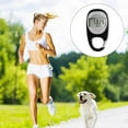 thumbnail image 3 of Podómetro digital 3D con clip para distancia de caminata simple, contador de pasos con clip, memoria de distancia para caminar, millas/km, ejercicio, actividad física, calorías para hombres, mujeres, 3 of 8