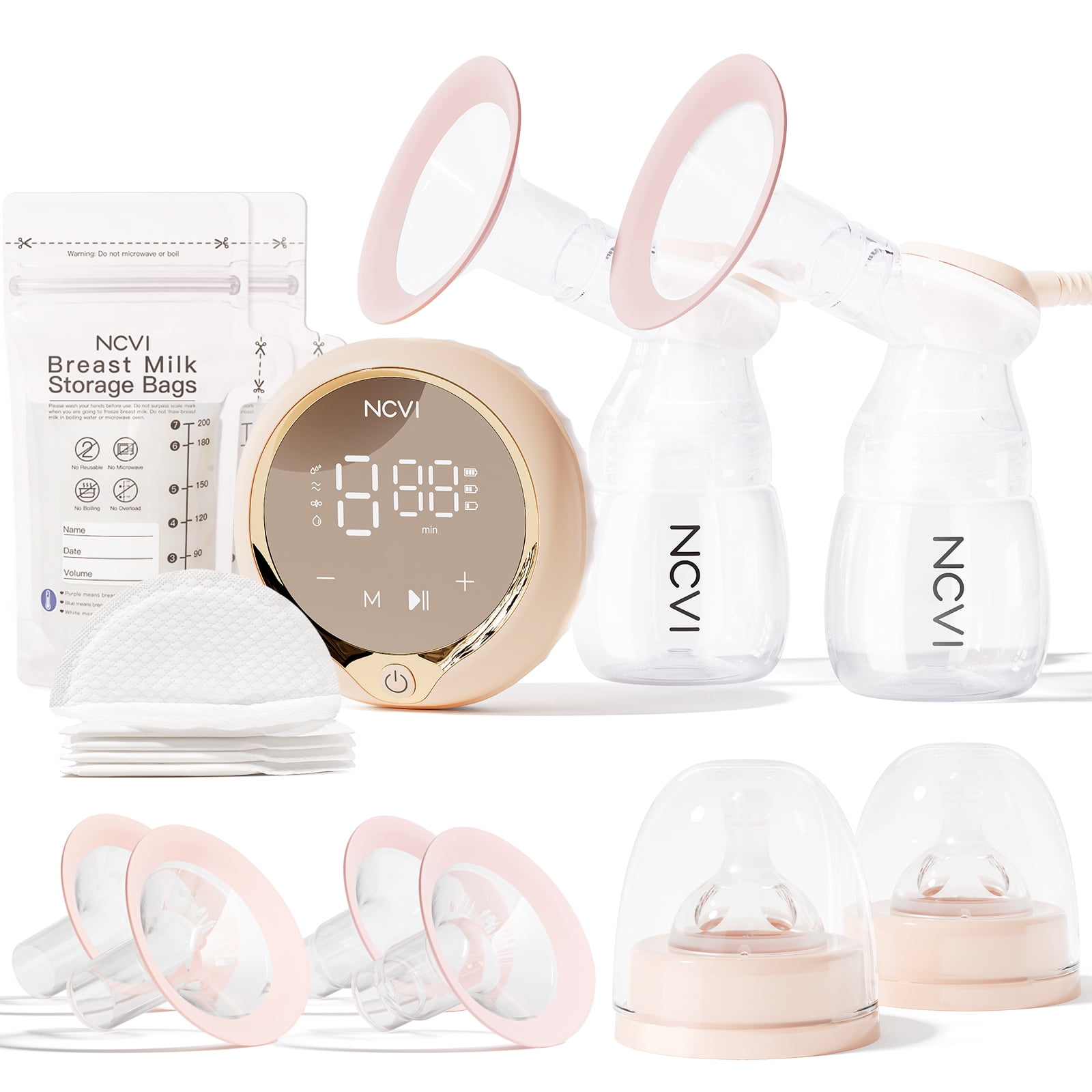 Baby Products Online - Ncvi Dual Electric Breast Pumps 4 Level