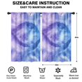 thumbnail image 2 of Blackout Kids Curtains,Purple Blue Tie Dye Pattern Childrens Insulated Curtains Set Of 2,Bedroom Essentials,Toddler Room Decor 52"x84", 2 of 5