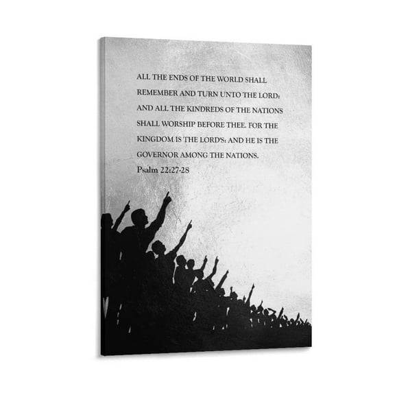 Bible Verses Charcoal Poster Jesus Christ (7) Canvas Wall Art Prints Poster Gifts Photo Picture Painting Posters Room Decor Home Decorative 16x24inch(40x60cm)