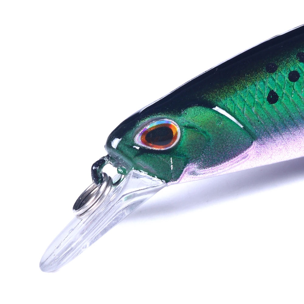 HENGJIA Fishing Lures Large Hard Bait Minnow VIB Lure with Treble Hook Life-Like Swimbait Fishing Bait Popper Crankbait Sinking Lure for Trout Bass Walleye Redfish