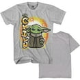 thumbnail image 6 of STAR WARS Boys Baby Yoda T-Shirt - Mandalorian The Child Boys Boys Short Sleeve T-Shirt- Air Brushed, 6 of 6