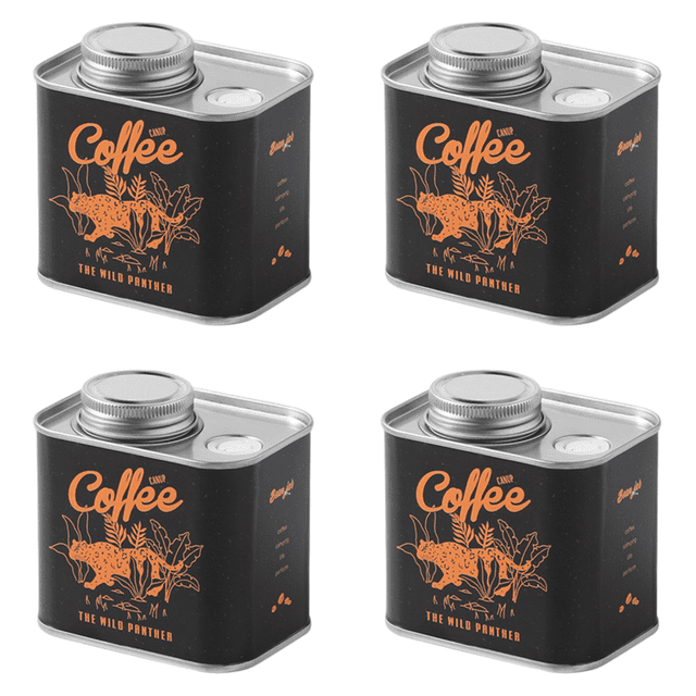 Frijol hermético 150g latas contenedor frescura preservación café negro
