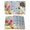 Purple Blue, variant on Easter Bunny Placemats Set of 8, Spring Watercolor Eggs Flower Wood Grain Pink Placemats for Dining Table, Place Mats for Kitchen Tabletop, Waterproof Wipeable Dining Table Mats Set