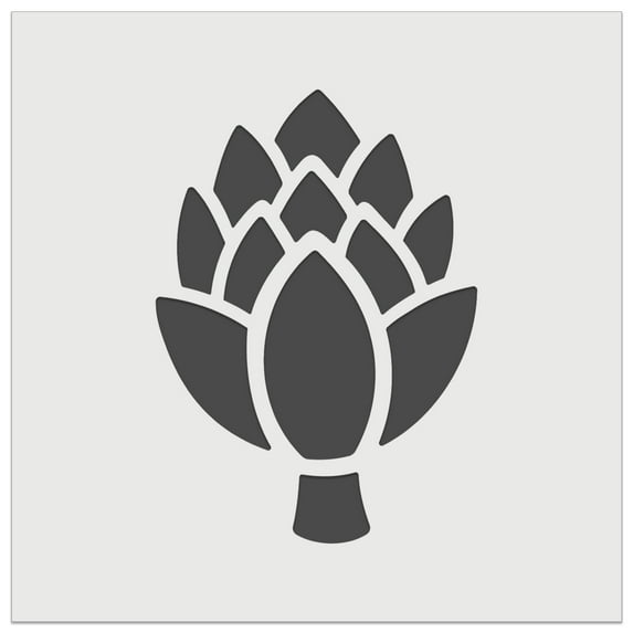 Artichoke Garden Vegetable DIY Cookie Wall Craft Stencil - 7.0 Inch