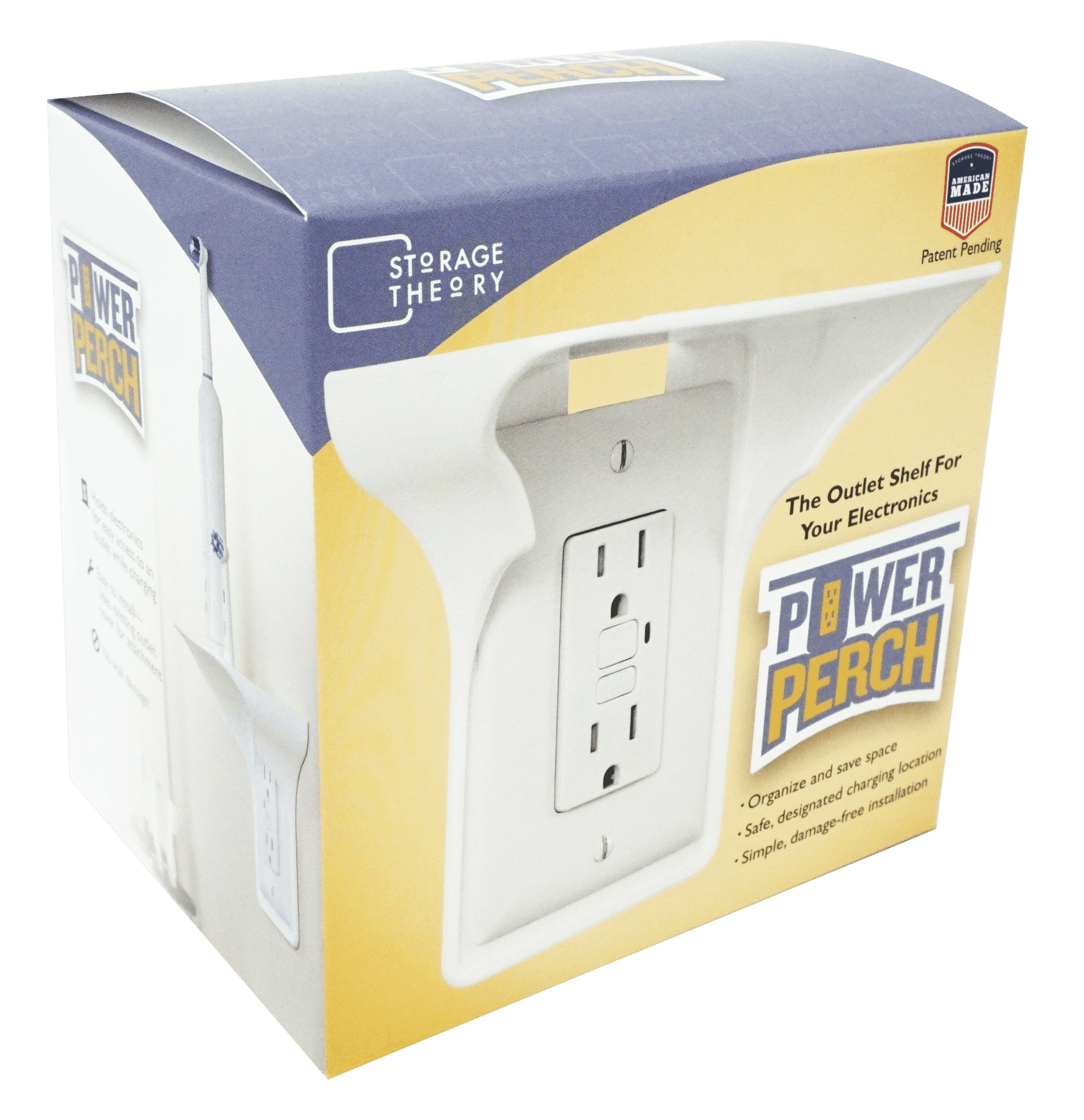 Easy Installation Wall Outlet Shelf USA Shipping 