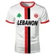 thumbnail image 4 of Camisetas de fútbol del Líbano, camisetas para adultos y niños, uniformes deportivos de fútbol ligeros de lujo con estampado digital, ropa con la bandera del Líbano para hombres, 4 of 4