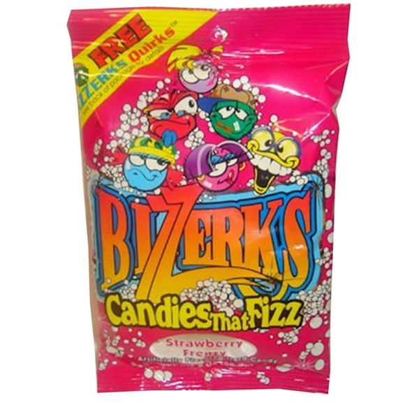 Bizzerks Frenzy Candy Strawberry 56.7gr
