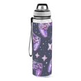 thumbnail image 2 of Gaming Machines Purple Sports Water Bottle Portable Travel Mug 32oz BPA Free Leak Proof Straw Transparent Tritan for Gym Yoga Cycling Camping, 2 of 7