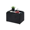 thumbnail image 4 of Convenience Concepts R8-160 Designs4Comfort Accent Storage Space Ottoman, Black, 4 of 6