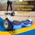 thumbnail image 3 of HOVERSTAR Hoverboard, LBW16 Chrome Color All Terrain Wide Tire, Electric Skateboard Tire with LED Light and Wireless Bluetooth Music Speaker HOVERSTAR LBW16, 3 of 7